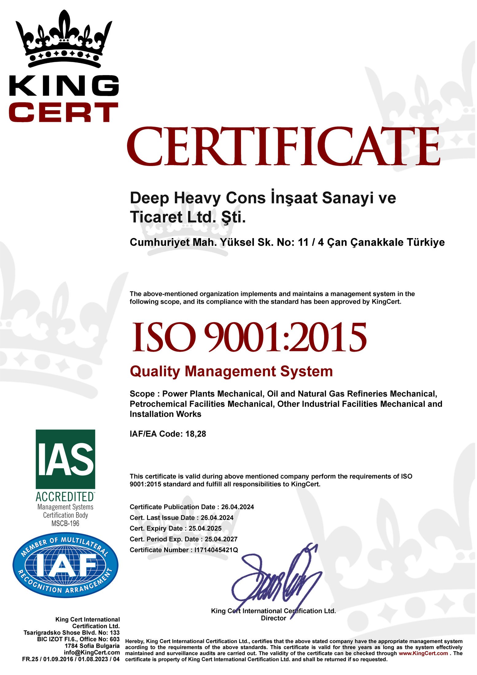 ISO 9001:2015